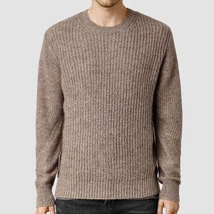 All Saints Brown Crewneck Sweater